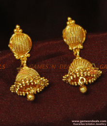 Pure gold clearance jhumki